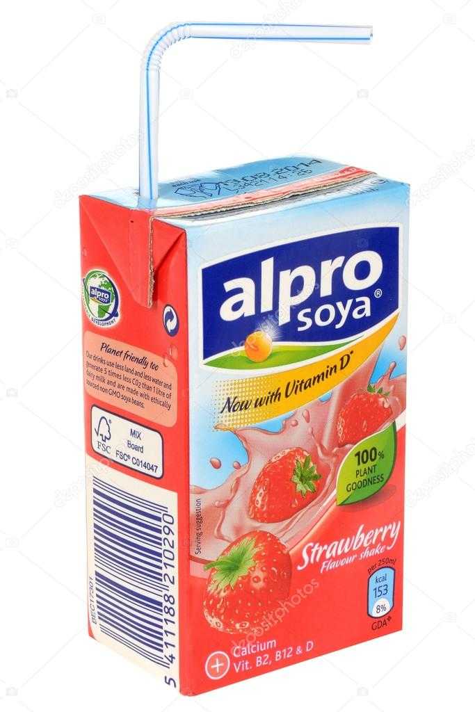 Alpro Çilekli Soya İçeceği