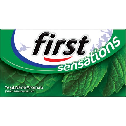 First Sensations Yeşil Nane Aromalı Sakız