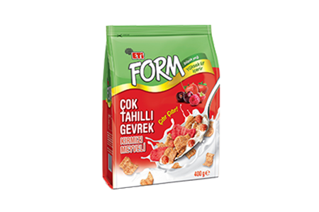 Form Çok Tahıllı Gevrek Kırmızı Meyveli