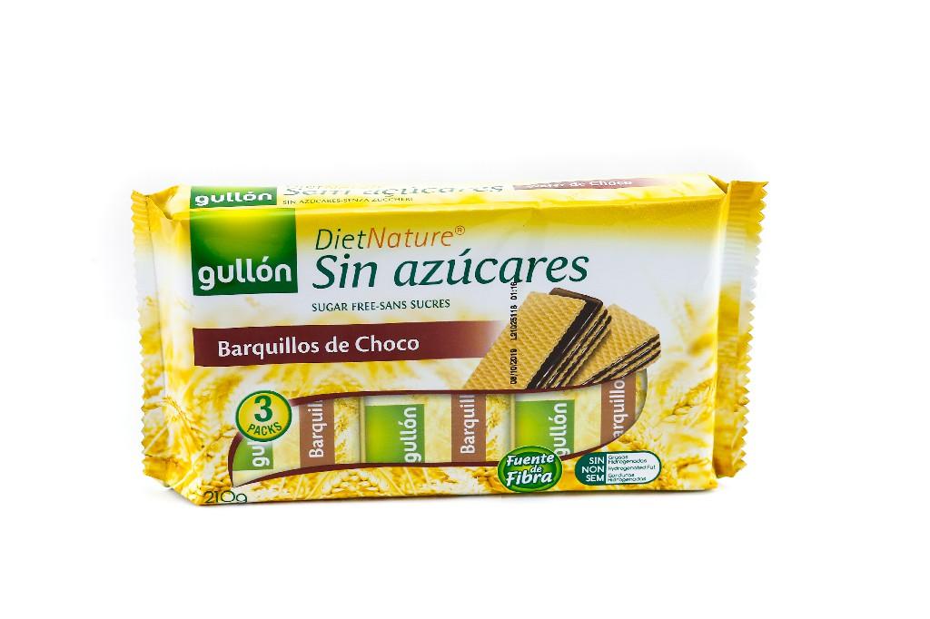 Gullon Diet Nature Sin Azucares Barquillos De Choco