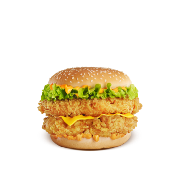 KFC Double Zinger Burger Acılı