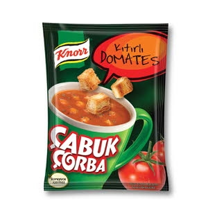 Knorr Çabuk Çorba Kıtırlı Domates (Su ile Hazırlanmış)