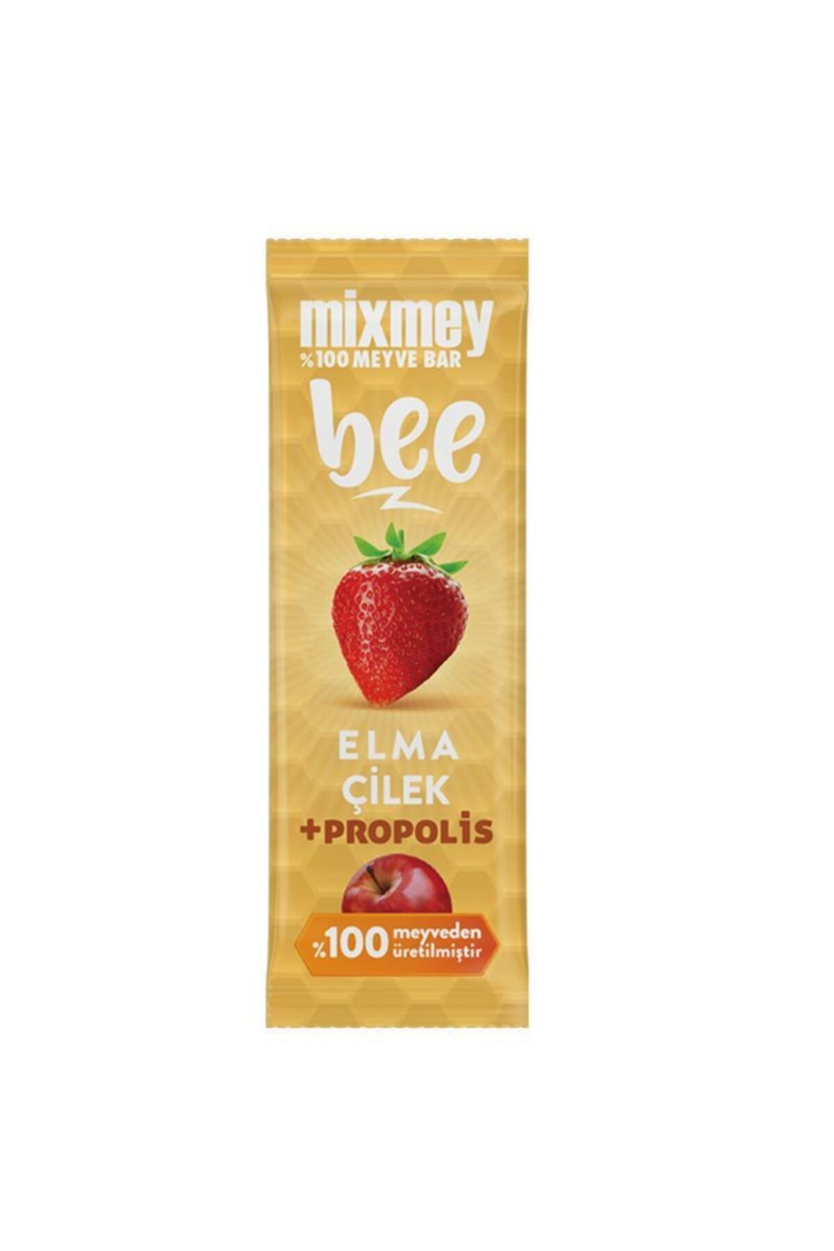 Mixmey Bee Çilek Propolis Meyve Bar