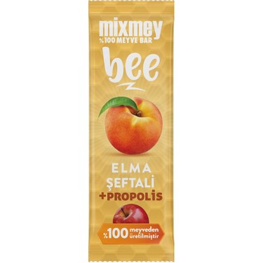 Mixmey Bee Şeftali Propolis Meyve Bar