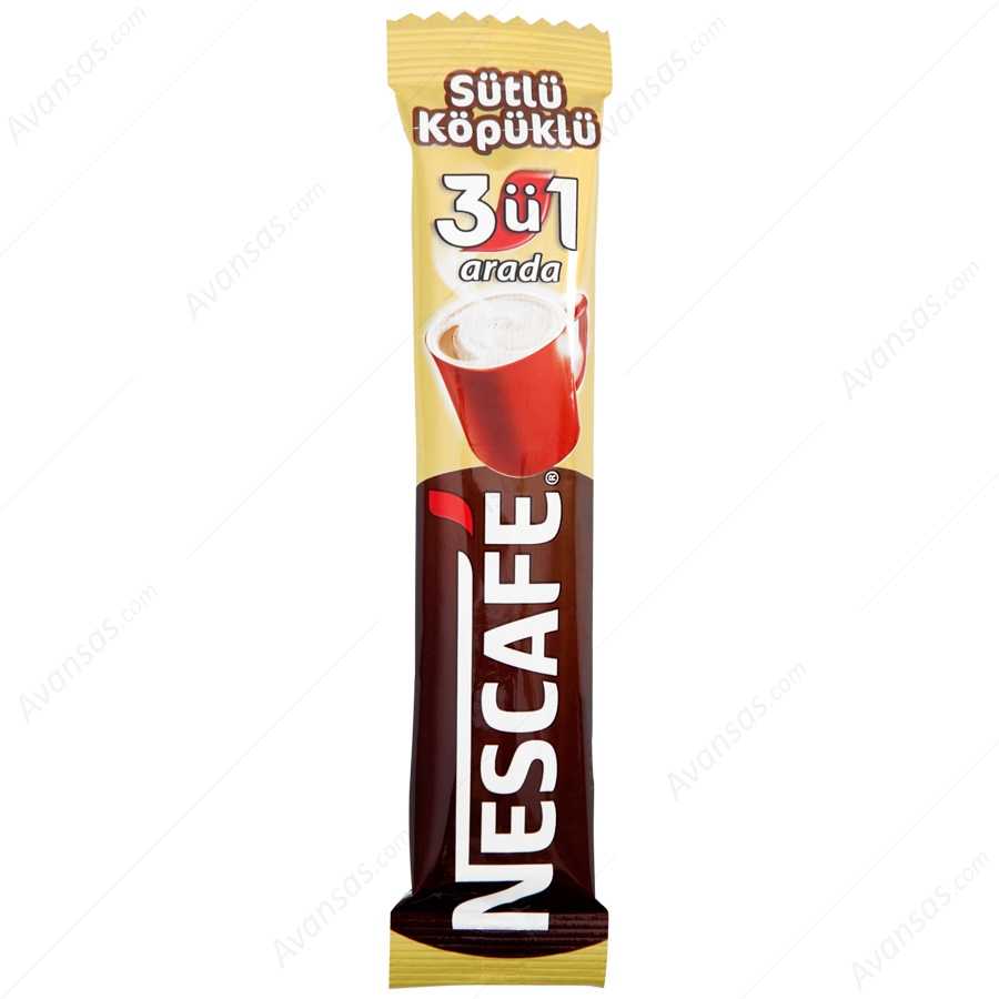 Nescafe 3'ü 1 Arada Sütlü Köpüklü