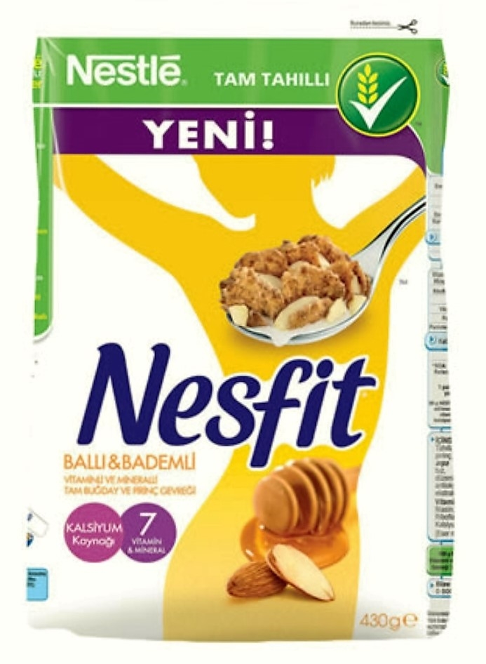 Nesfit Ballı&Bademli(125 ml yağsız süt ile)