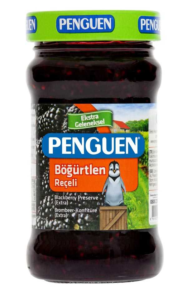 Penguen Böğürtlen Reçeli