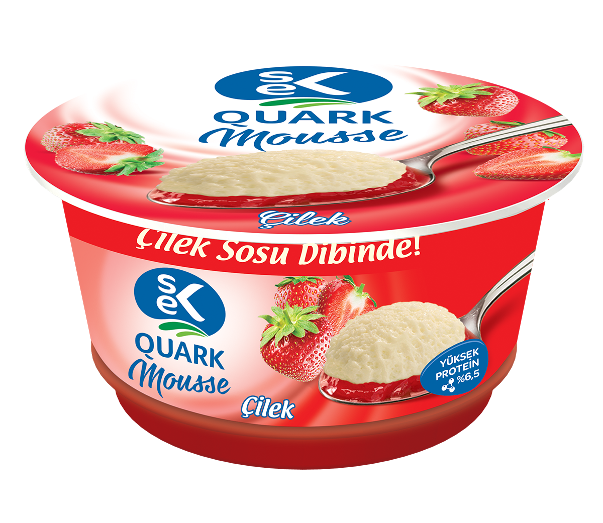 Sek Quark Mousse Çilek