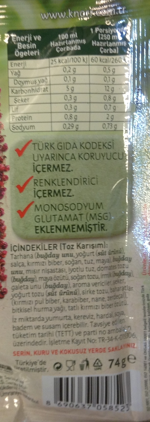 Tarhana Çorbası Geleneksel