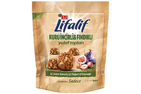 Lifalif Kuru İncirli & Fındıklı Yulaf Topları