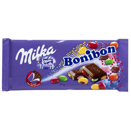 Шоколадное драже Milka Bonibon