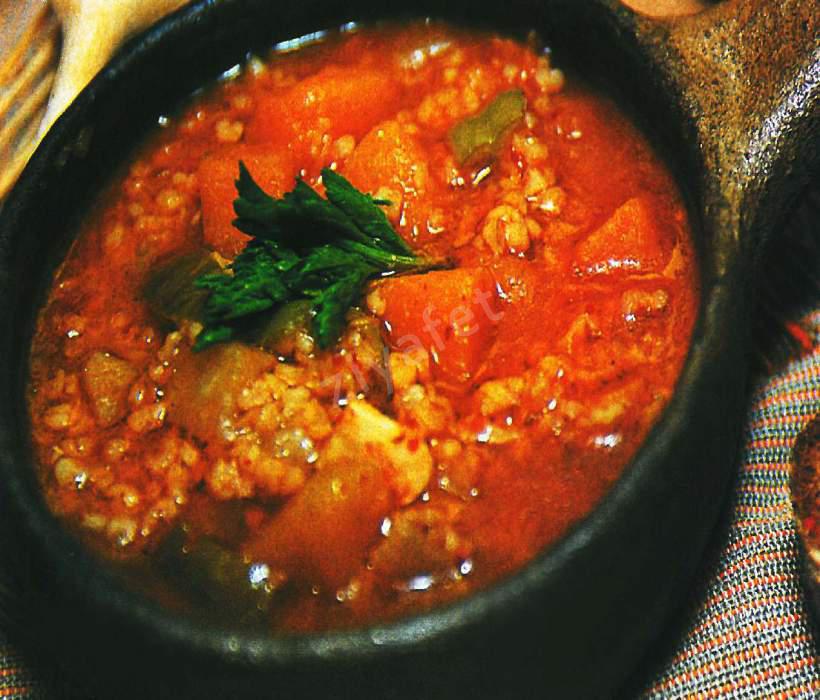 Balkabaklı Bulgur Çorbası