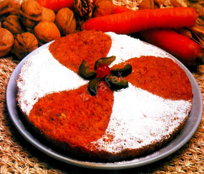 Cevizli Havuçlu Pasta 