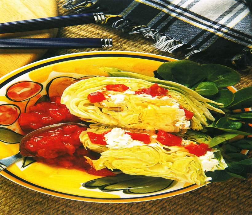 Domatesli Marul Dolması