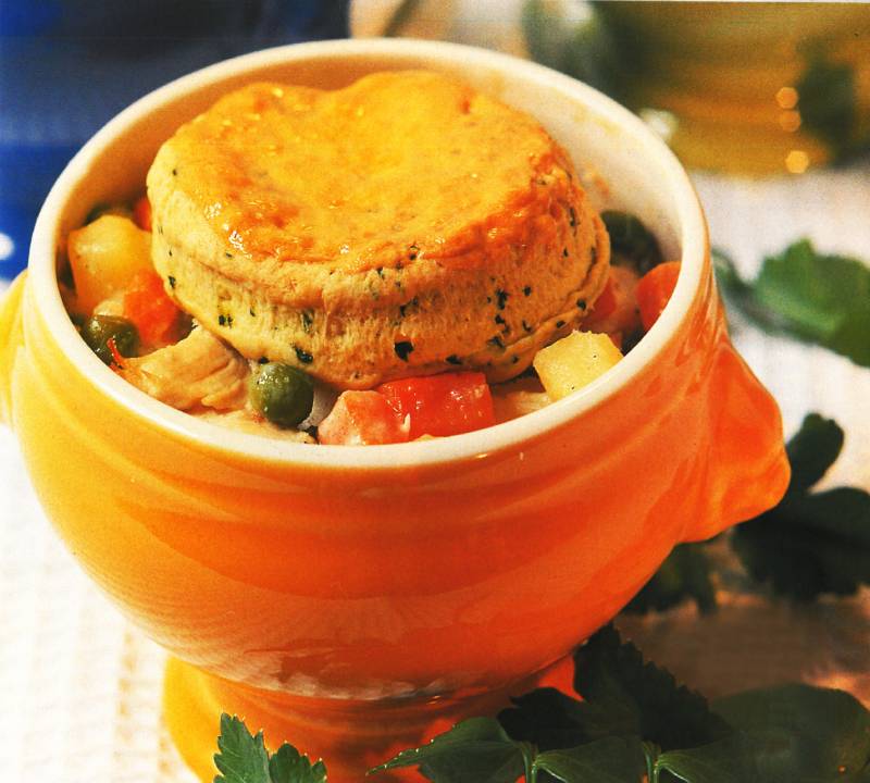 Ekmekli Tavuk Güveci