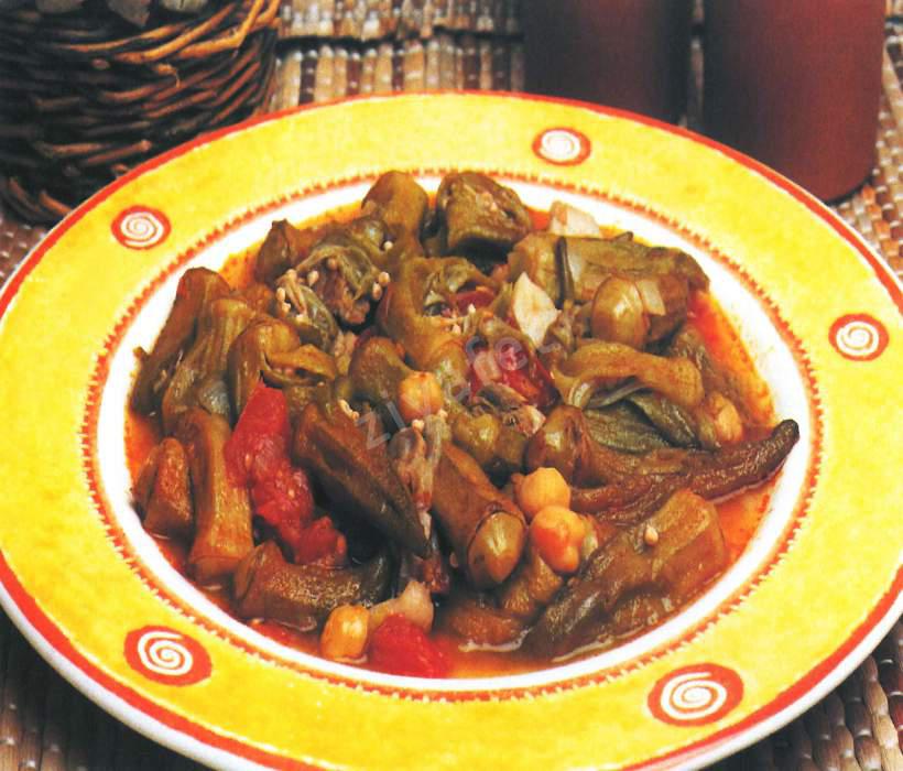 Ekşili Nohutlu Bamya 