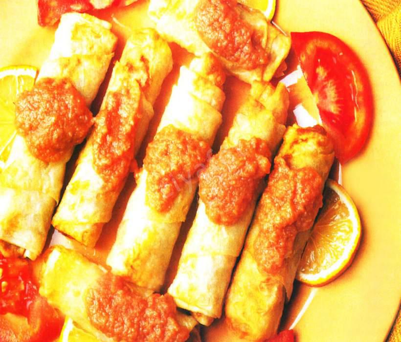 Elma Soslu Sebze Böreği