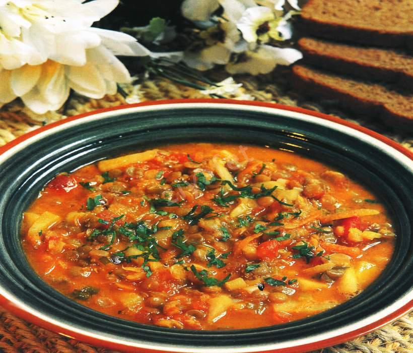 Elmalı Mercimek Çorbası