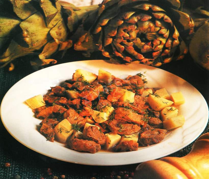 Enginarlı Kuzu Kavurma