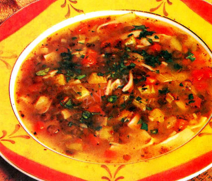 Erişteli Mercimek Çorbası