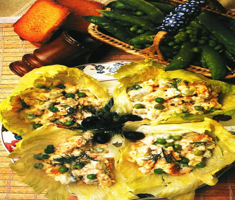 Etimekli Bezelye Salatası 