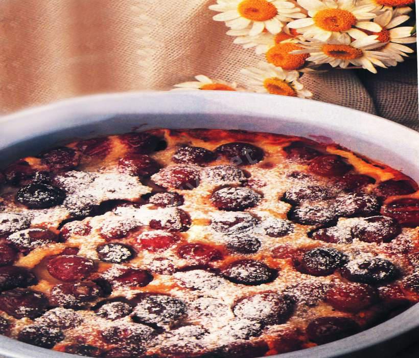 Fırında Kremalı Vişne