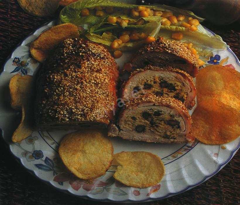 Fıstıklı Tavuk Dolaması 