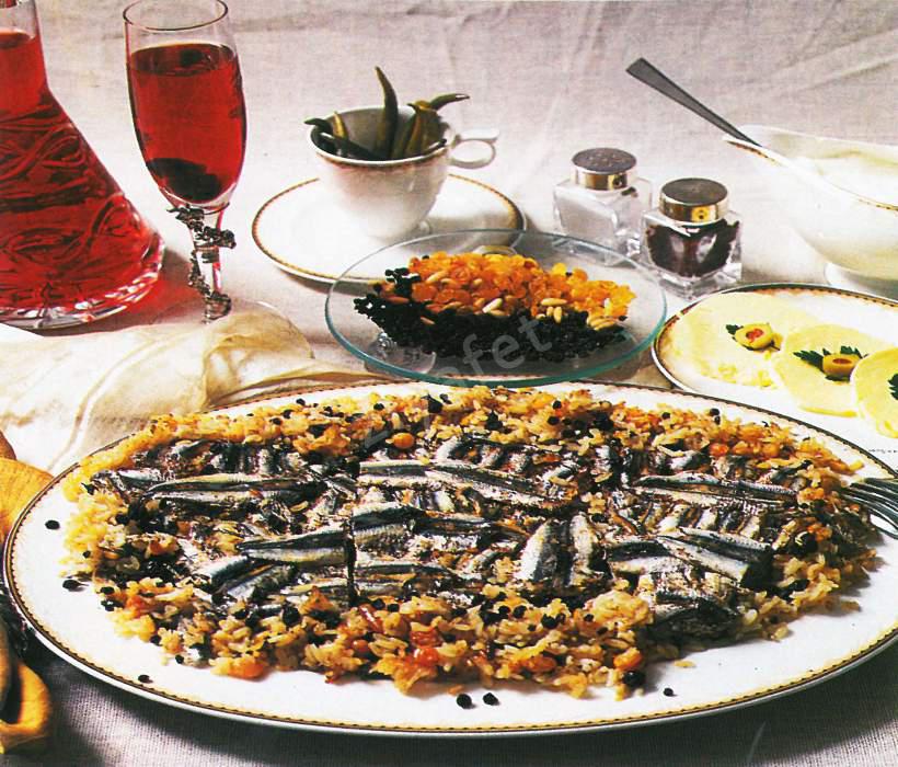 Hamsili Pirinç Pilavı