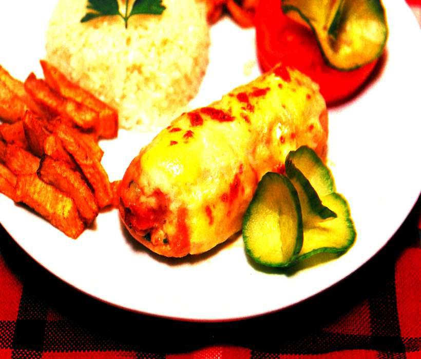 Ispanaklı Piliç Sarma