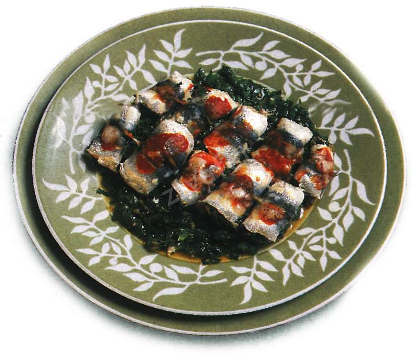 Ispanaklı Sardalya Sarma