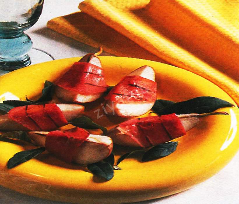 Jambonlu Armut Izgara