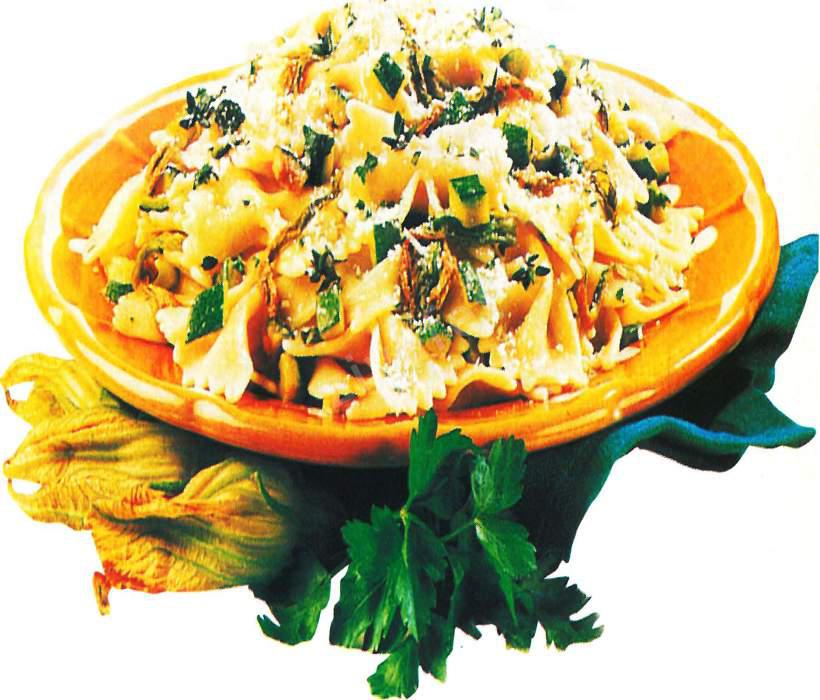 Kabaklı Kelebek Makarna 