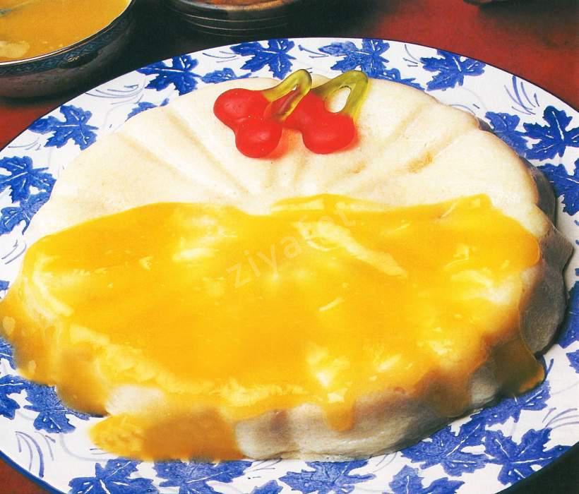 Kayısı Soslu İrmik Tatlısı