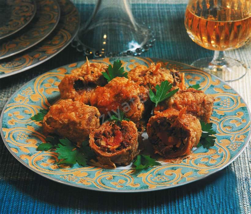 Mantar Soslu Et Sarma