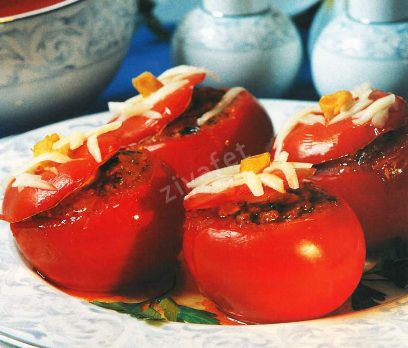 Mantarlı Domates Dolması