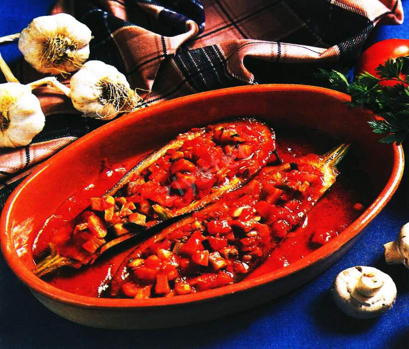 Mantarlı Patlıcan Dolması