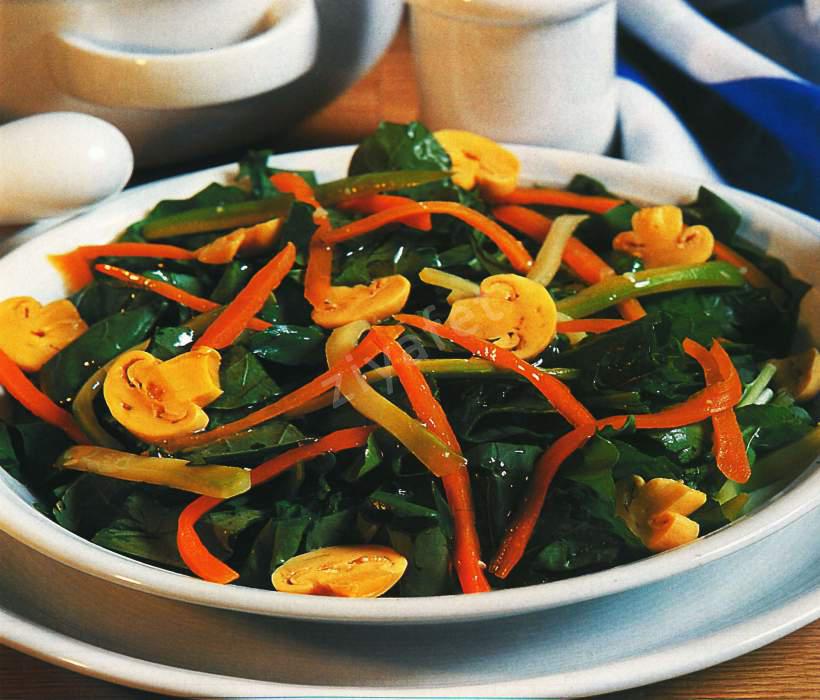 Mantarlı Roka Salatası