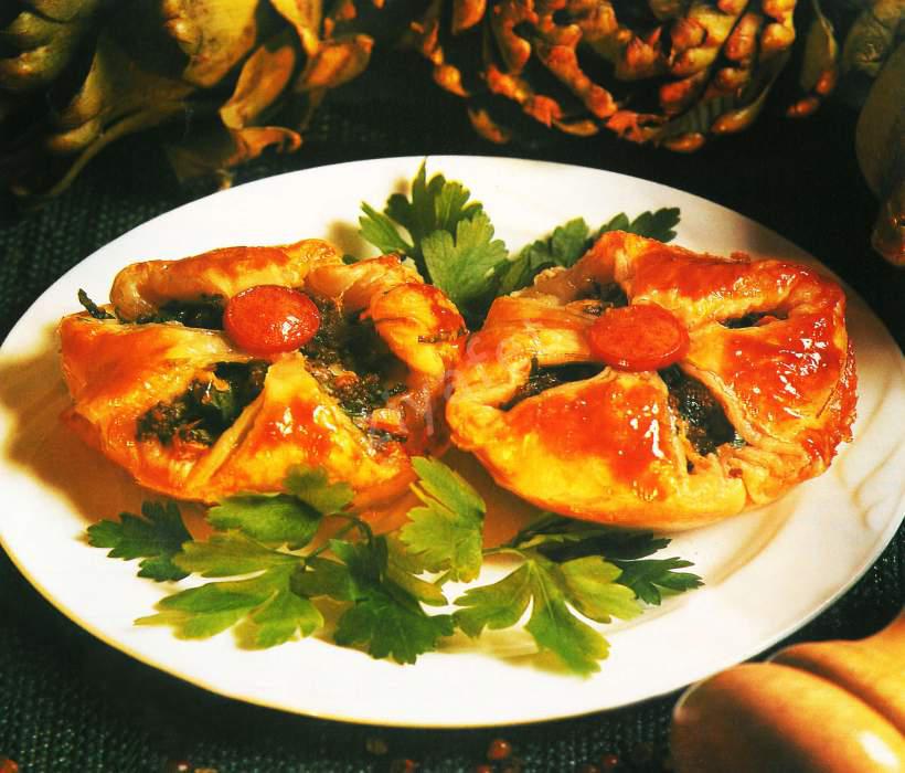 Milföyde Enginar Kebabı