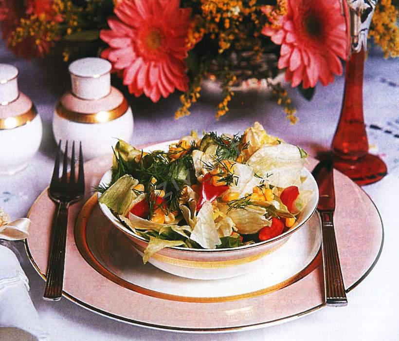 Mısırlı Yeşil Salata 