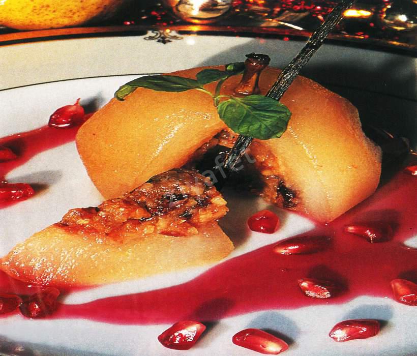 Nar Soslu Armut Tatlısı 