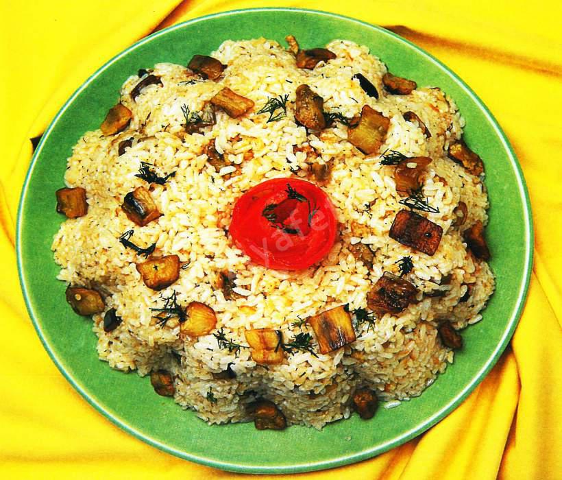 Patlıcanlı Pilav