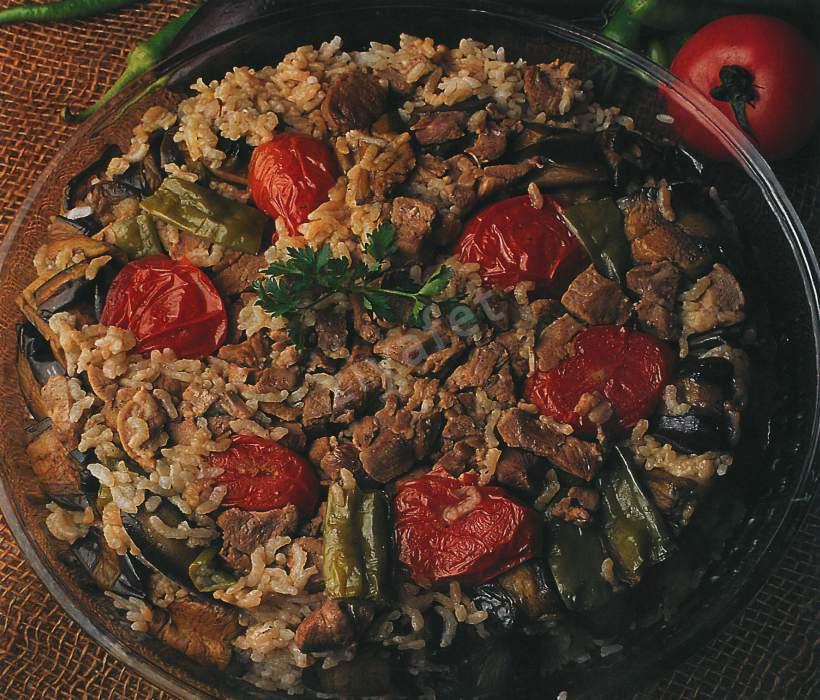 Patlıcanlı Pilav 