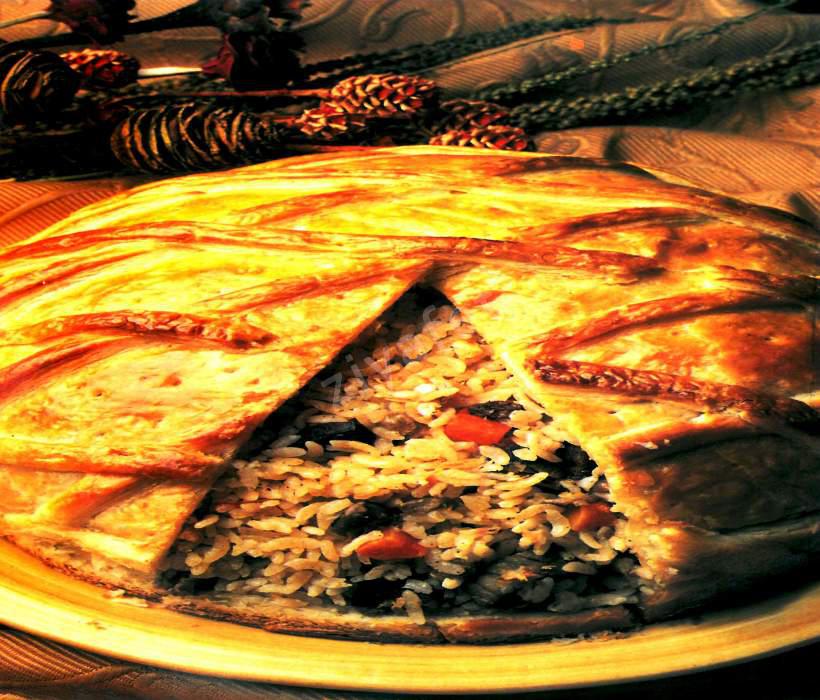 Perdeli Özbek Pilavı