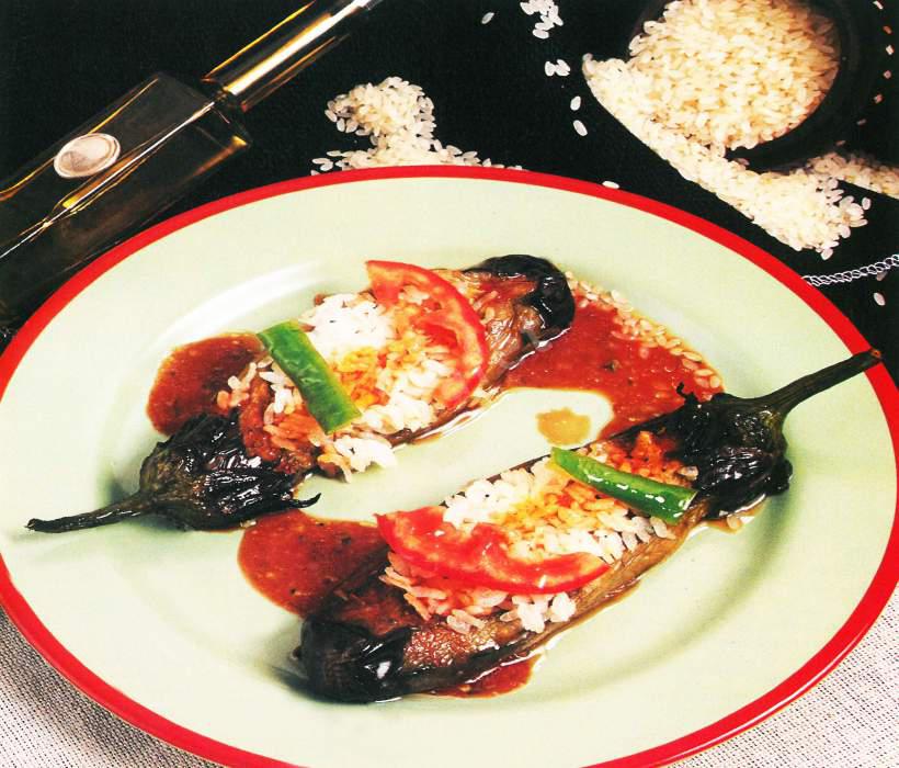 Pirinçli Patlıcan Kebabı