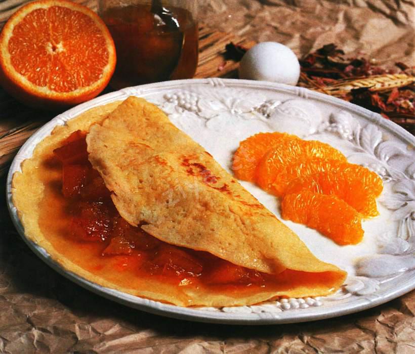 Portakal Reçelli Krep