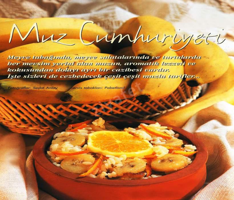 Portakallı Muzlu Çin Pilavı