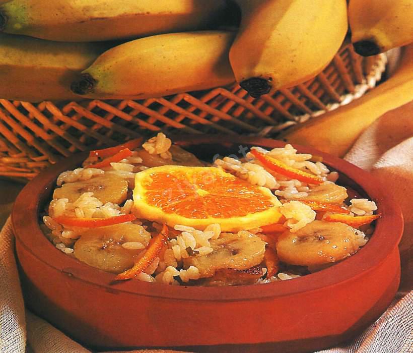 Portakallı ve Muzlu Çin Pilavı