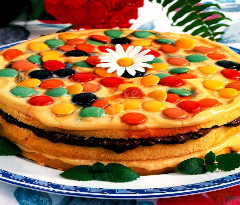 Pudingli Şeker Pasta