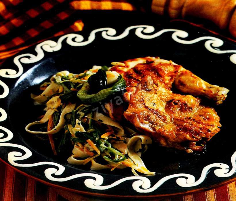 Sebzeli Erişteli Piliç Izgara