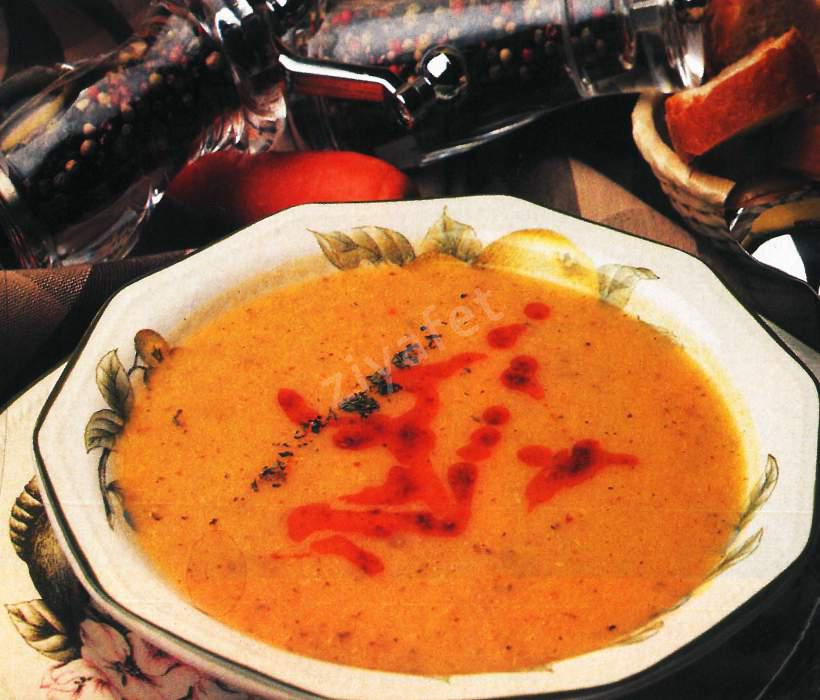 Sebzeli Kırmızı Mercimek Çorbası